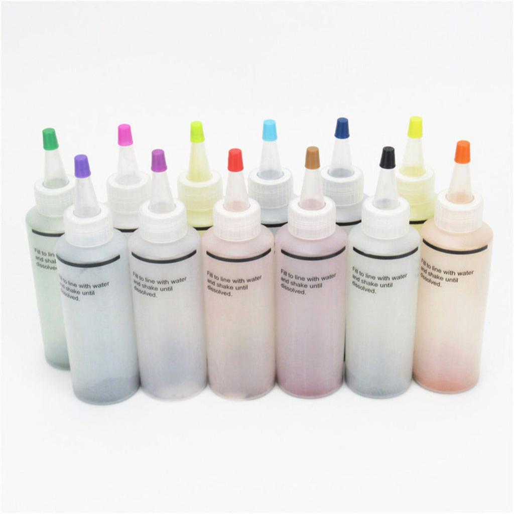 12-Bottle One-Step Tie-Dye Kit with Accessories by HitMyNeed