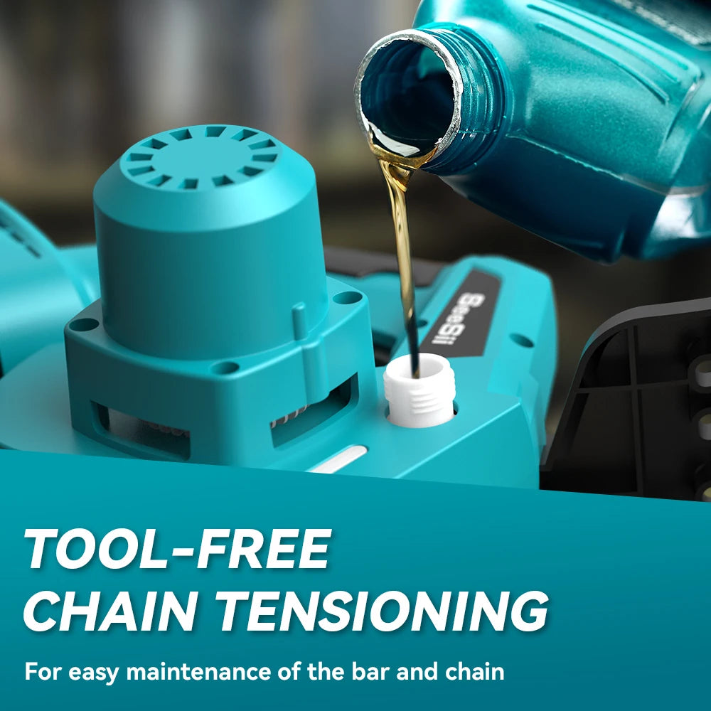 12" Brushless Cordless Chainsaw for Makita 18V Batteries by HitMyNeed