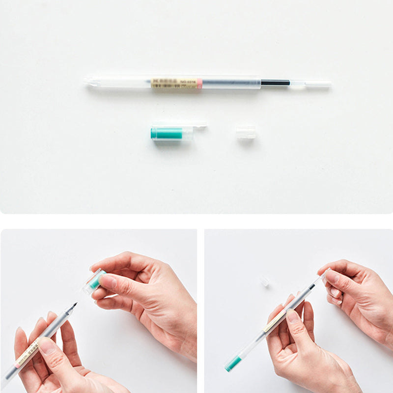 12-Color 0.5mm Gel Ink Pens Set by HitMyNeed