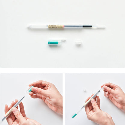 12-Color 0.5mm Gel Ink Pens Set by HitMyNeed