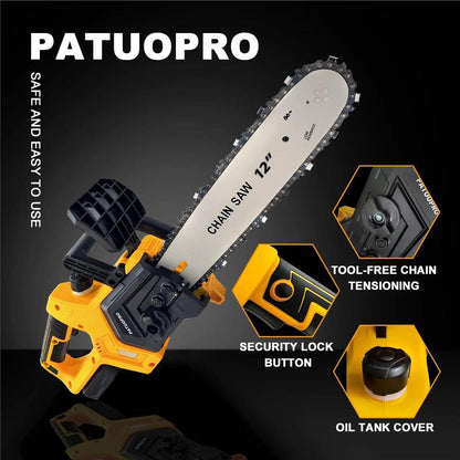 12" Cordless Brushless Chainsaw for Makita 18V by HitMyNeed