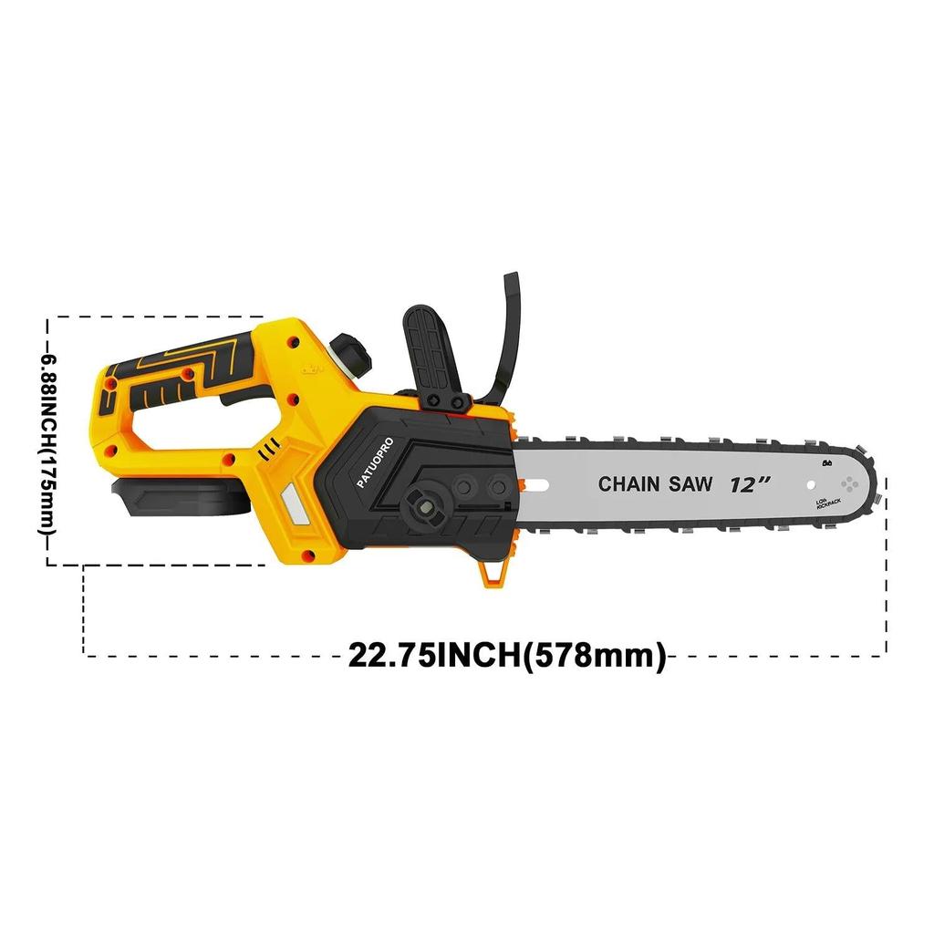 12" Cordless Brushless Chainsaw for Makita 18V by HitMyNeed