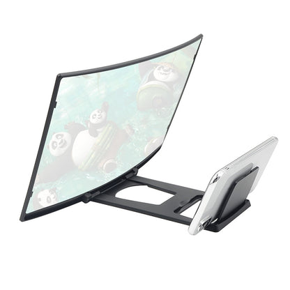 12" Curved Cell Phone Screen Magnifier Stand by HitMyNeed