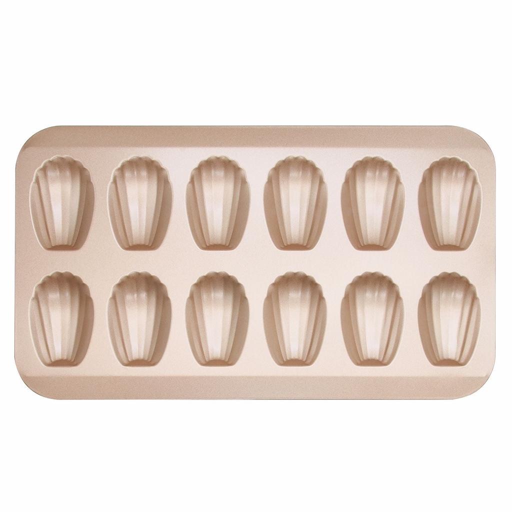 12-Hole Non-Stick Madeleine Baking Tin, 40 x 23 cm by HitMyNeed