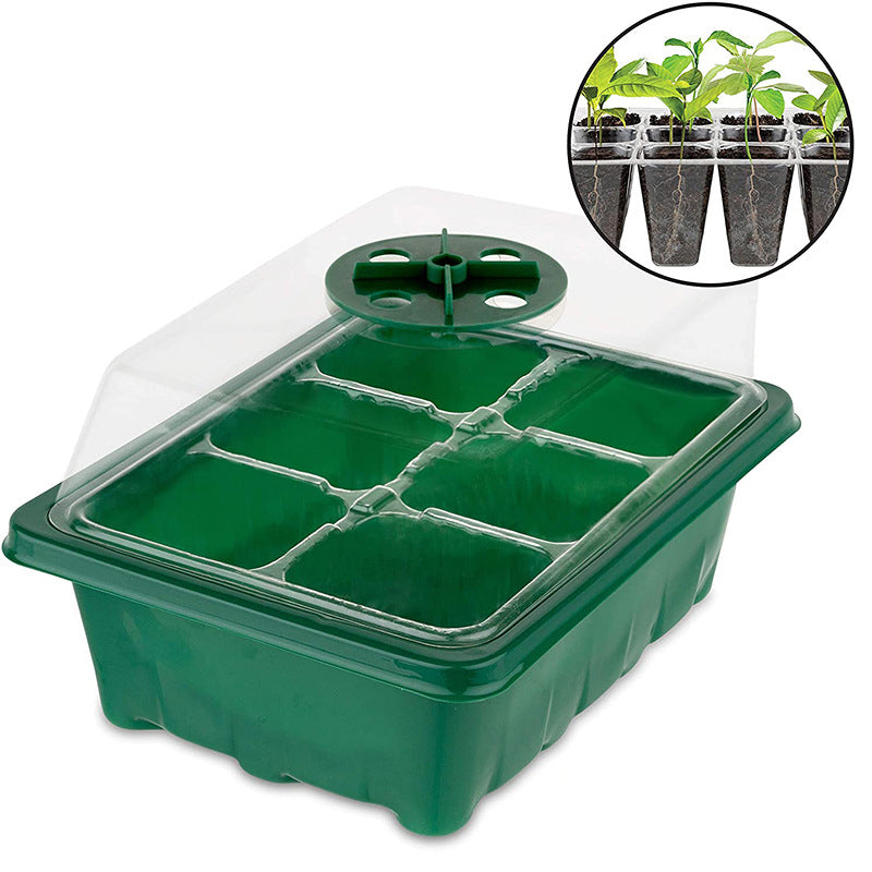 12-Hole Seed Germination Box with Adjustable Vent by HitMyNeed