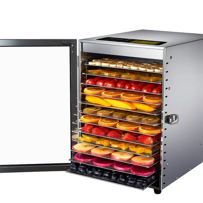 12-Layer Stainless Steel Electric Food Dehydrator by HitMyNeed