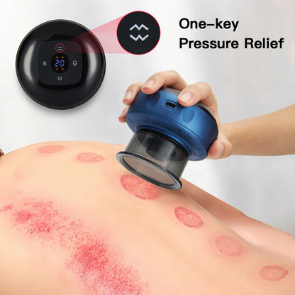 12-Level Electric Cupping & Gua Sha Massage Device by HitMyNeed