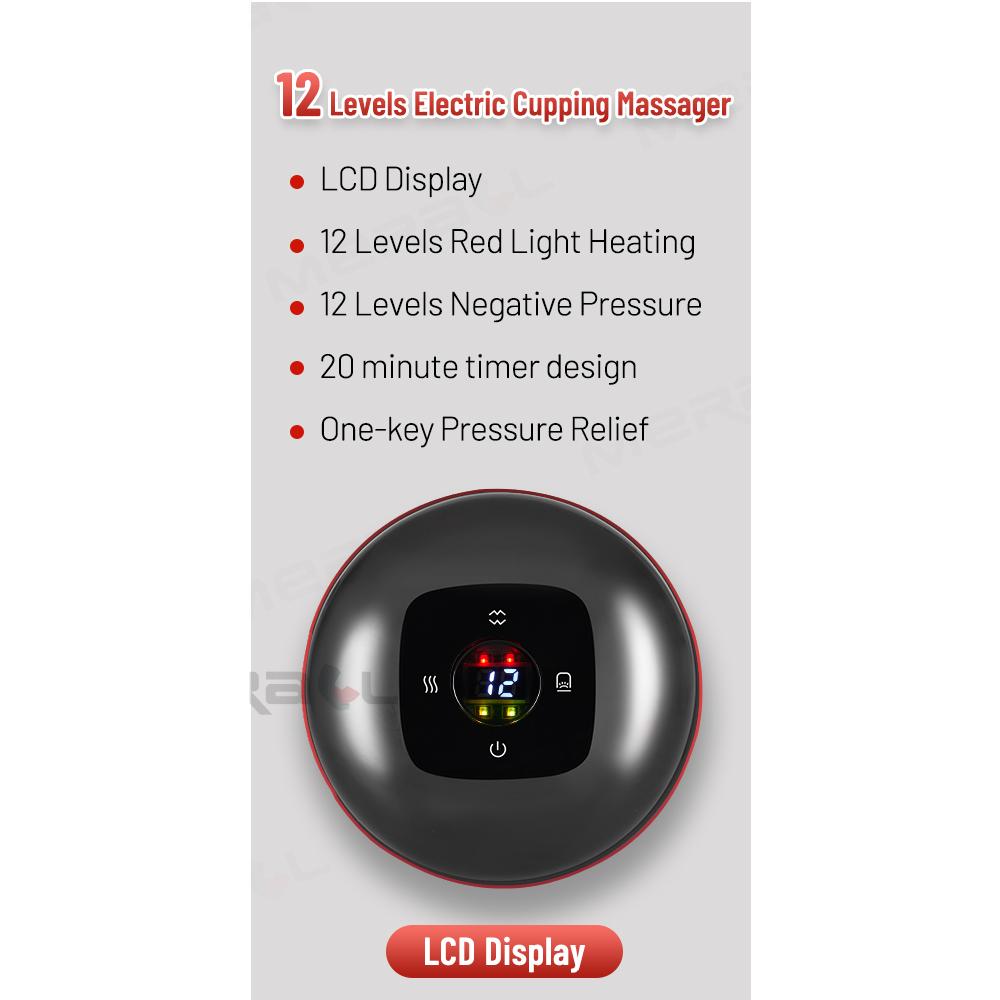 12-Level Electric Cupping & Gua Sha Massage Device by HitMyNeed