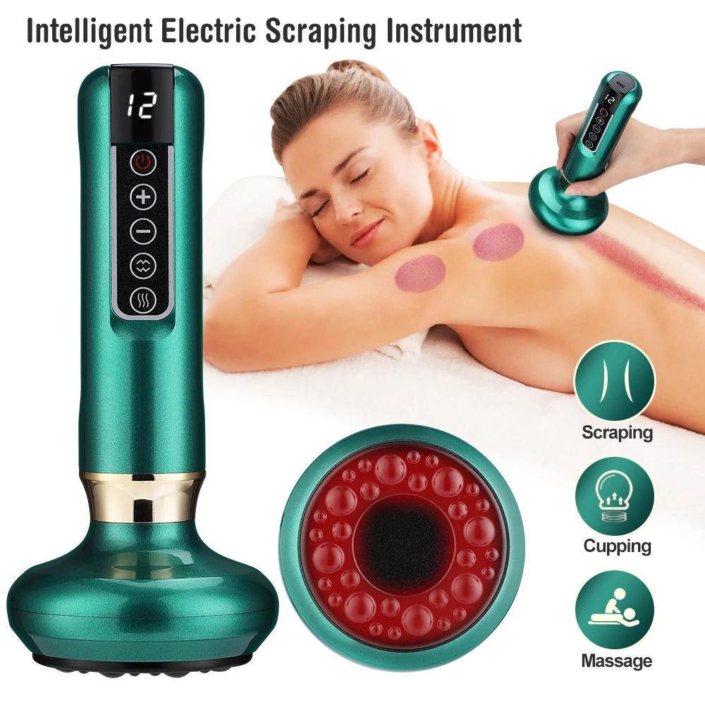 12-Level Electric Cupping Massager with Infrared Heat by HitMyNeed