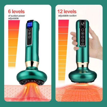 12-Level Electric Cupping Massager with Infrared Heat by HitMyNeed