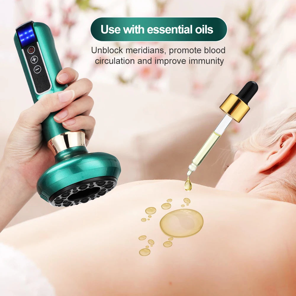 12-Level Electric Cupping Massager with Infrared Heat by HitMyNeed