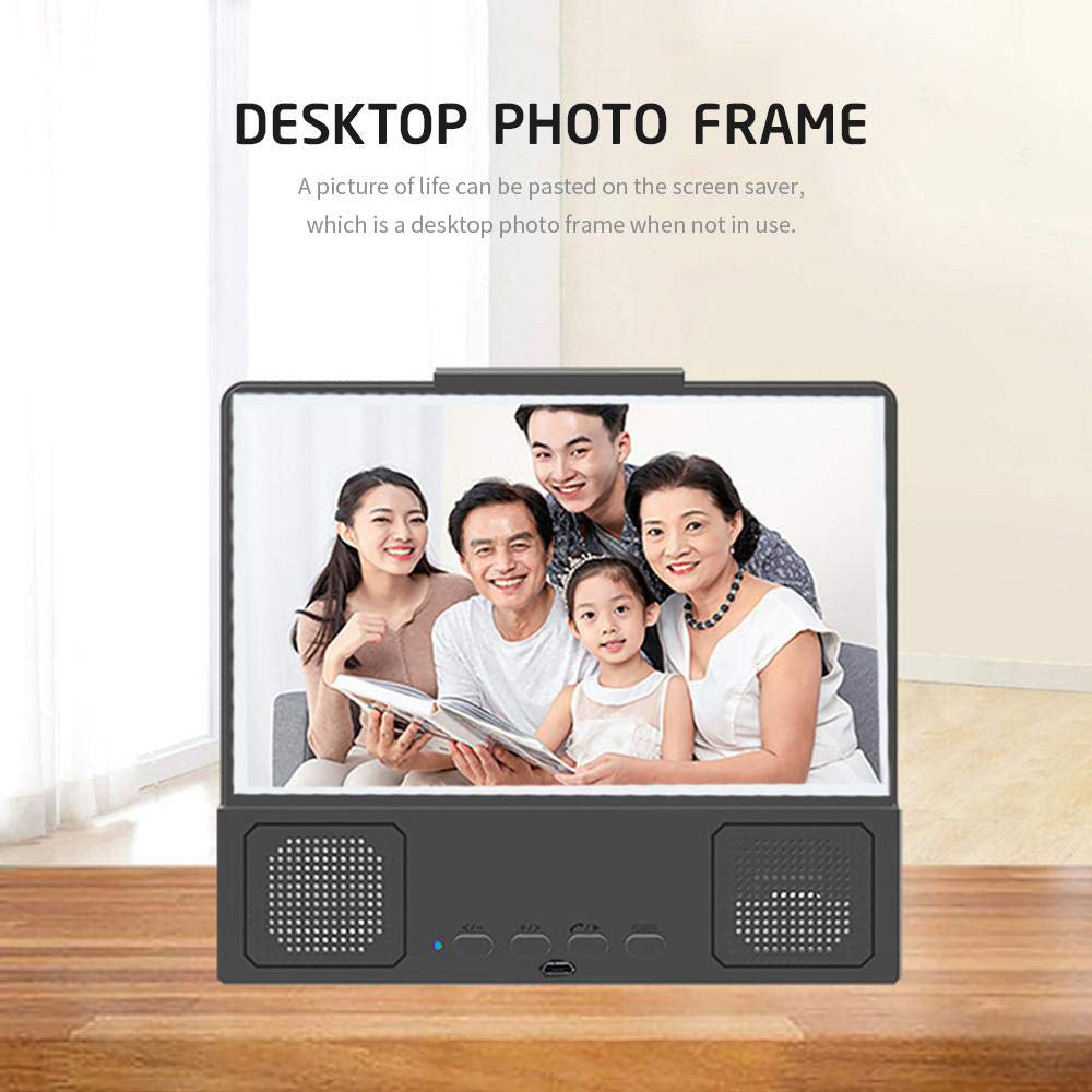 12" Phone Screen Amplifier with Bluetooth Speaker by HitMyNeed