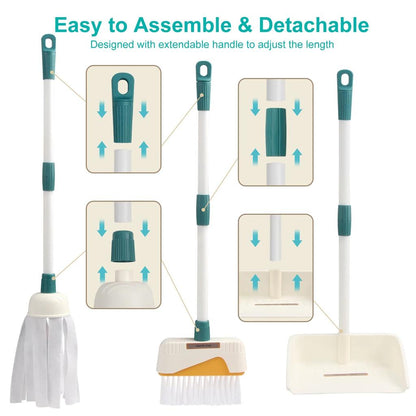 12-Piece Kids Cleaning Toy Set with Realistic Tools by HitMyNeed