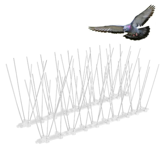 12-Piece Stainless Steel Pigeon & Bird Deterrent Spikes by HitMyNeed