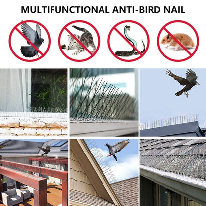 12-Piece Stainless Steel Pigeon & Bird Deterrent Spikes by HitMyNeed