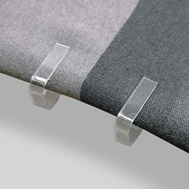 12-Piece Transparent Tablecloth Clips Set by HitMyNeed