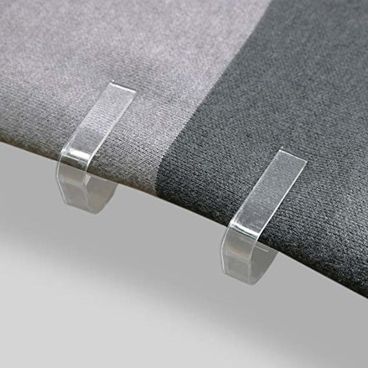 12-Piece Transparent Tablecloth Clips Set by HitMyNeed