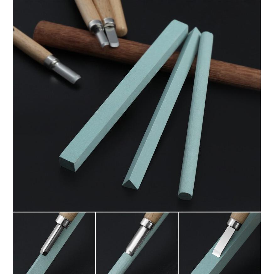 12-Piece Wood Carving Chisel Set with Wooden Handles by HitMyNeed