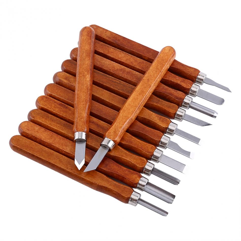 12-Piece Wood Carving Knife Tool Set by HitMyNeed