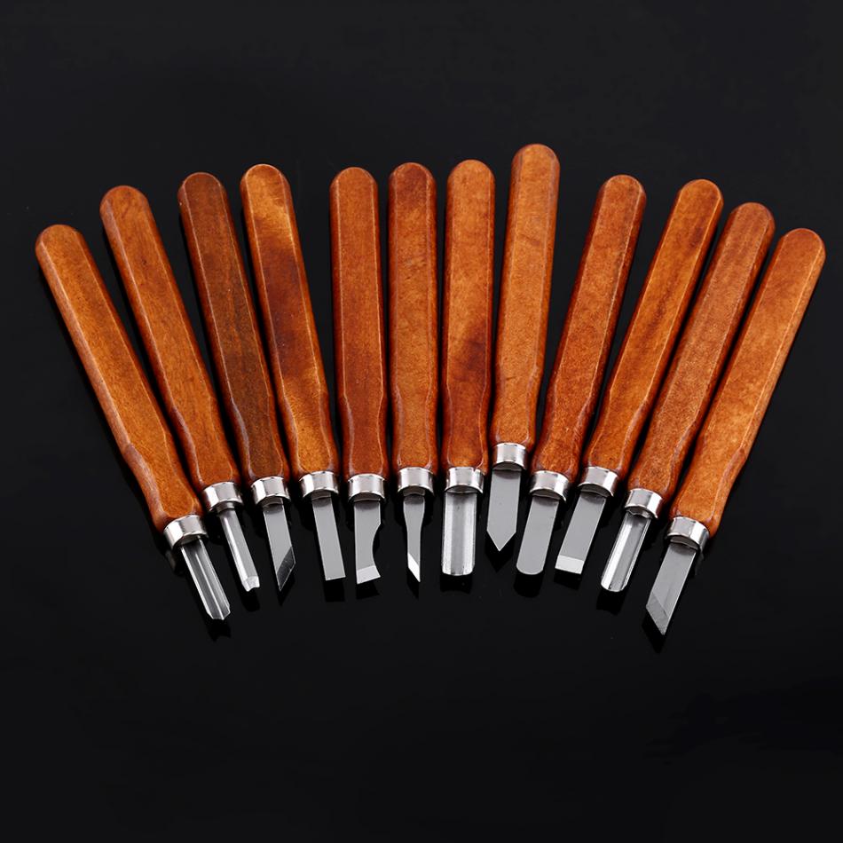 12-Piece Wood Carving Knife Tool Set by HitMyNeed
