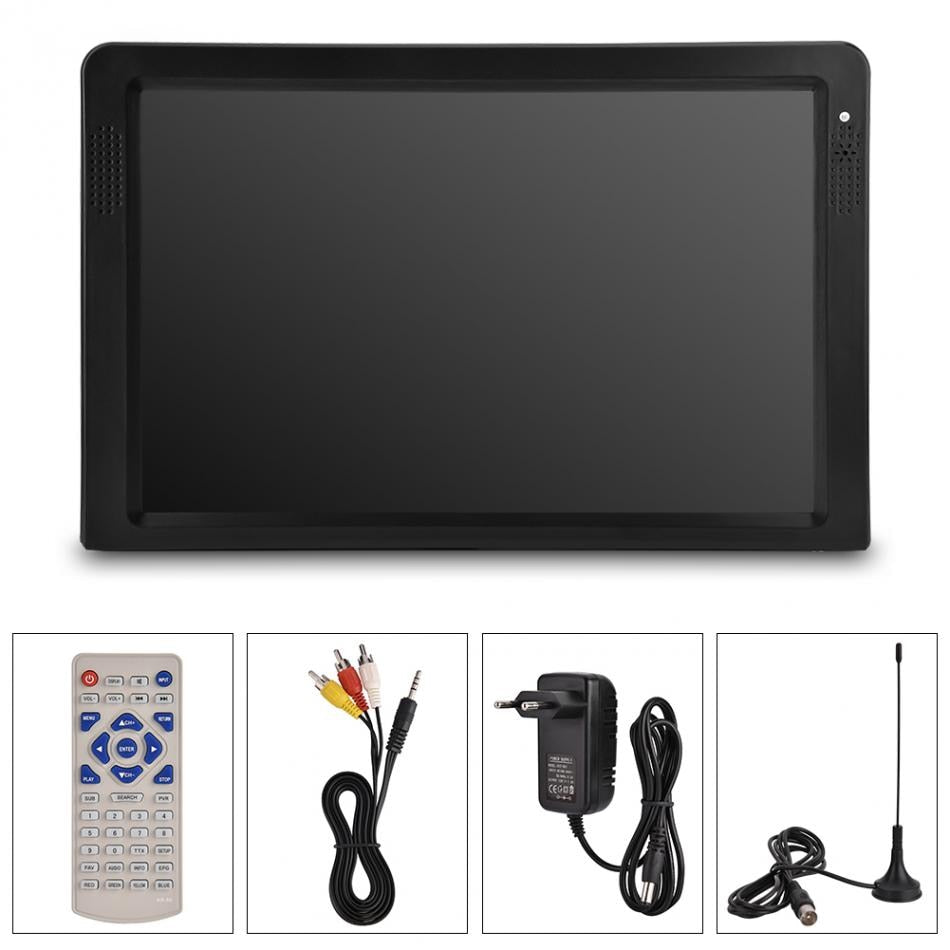 12" Portable Digital TV with LED Display & USB Media by HitMyNeed