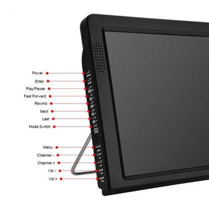 12" Portable Digital TV with LED Display & USB Media by HitMyNeed
