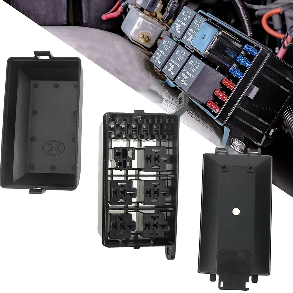 12-Slot Relay & Fuse Box with 6 Relays and 41 Pins by HitMyNeed