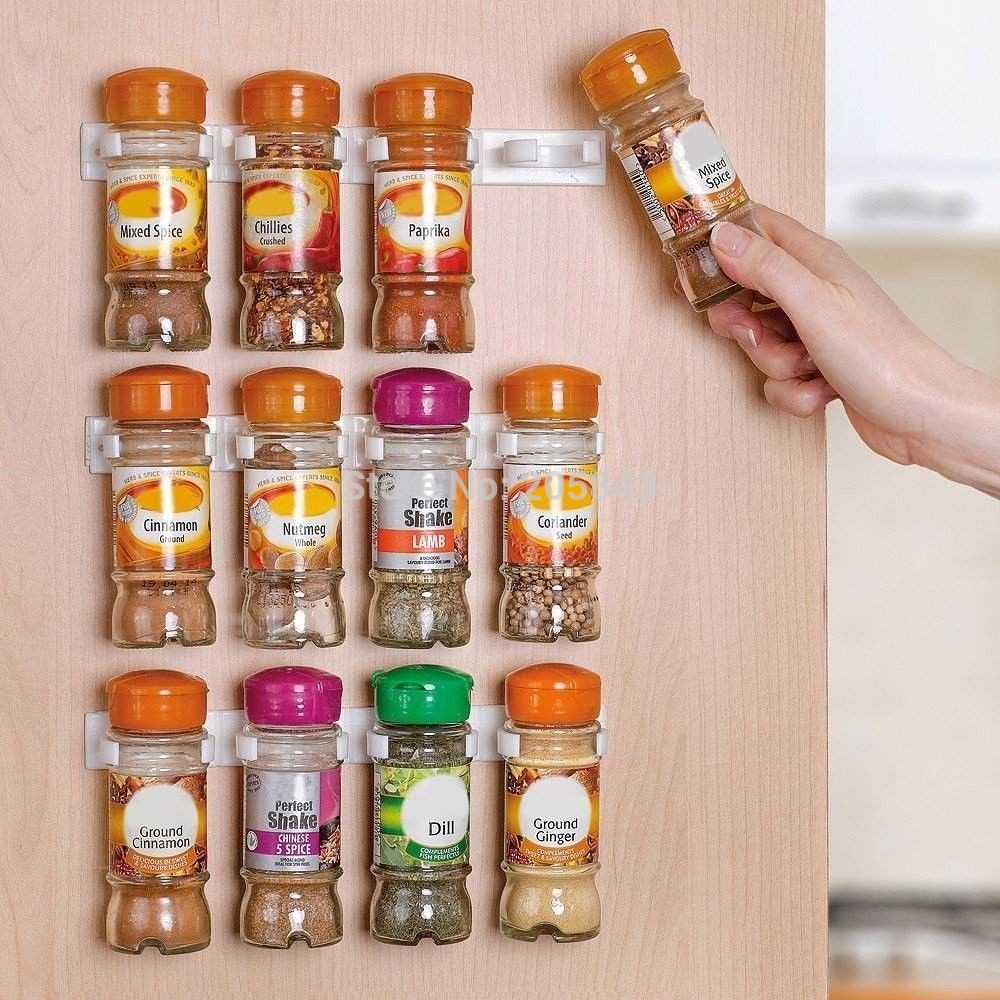 12-Slot Wall Mounted Spice Rack Organizer by HitMyNeed