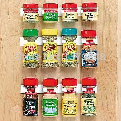 12-Slot Wall Mounted Spice Rack Organizer by HitMyNeed