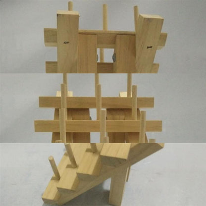 12-Slot Wooden Thread Rack Organizer Stand by HitMyNeed