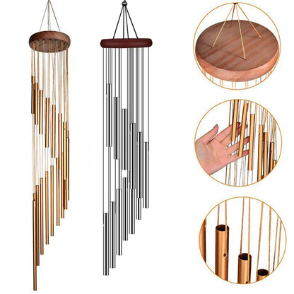 12-Tube Aluminum Wind Chime for Garden & Balcony by HitMyNeed