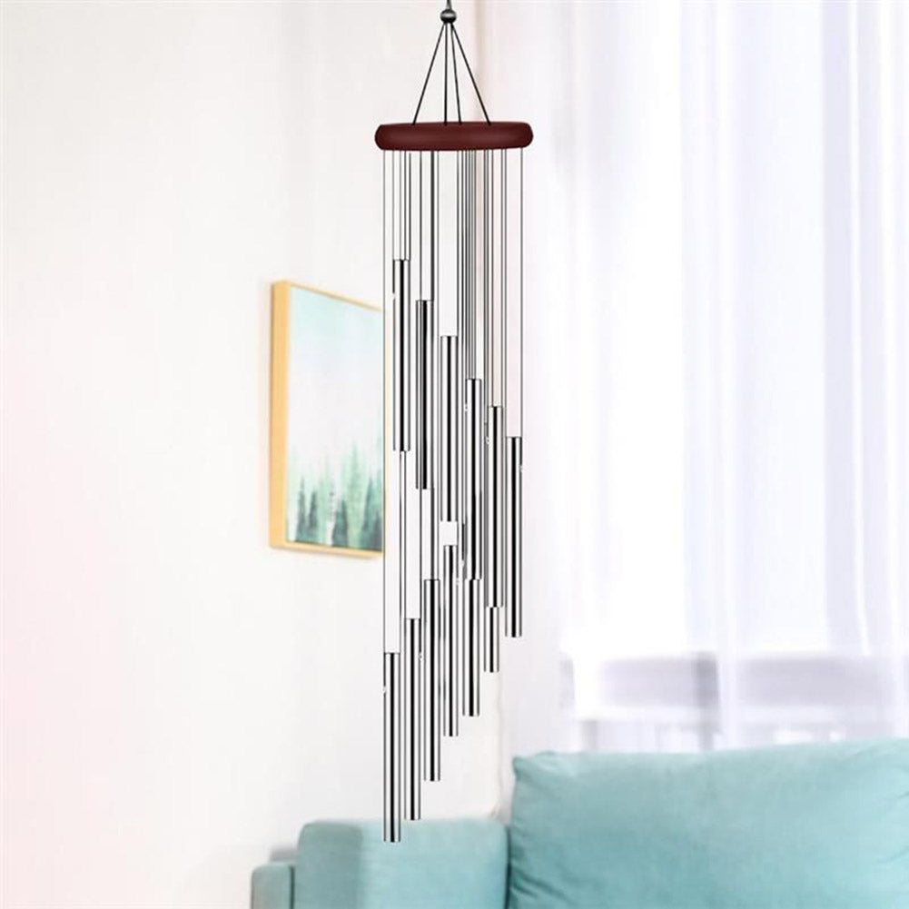 12-Tube Aluminum Wind Chime for Garden & Balcony by HitMyNeed