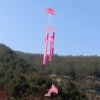 12-Tube Aluminum Wind Chime for Garden & Balcony dolphin-pink by HitMyNeed