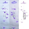 12-Tube Aluminum Wind Chime for Garden & Balcony dove-of-peace by HitMyNeed