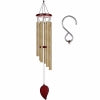 12-Tube Aluminum Wind Chime for Garden & Balcony gold-tube by HitMyNeed