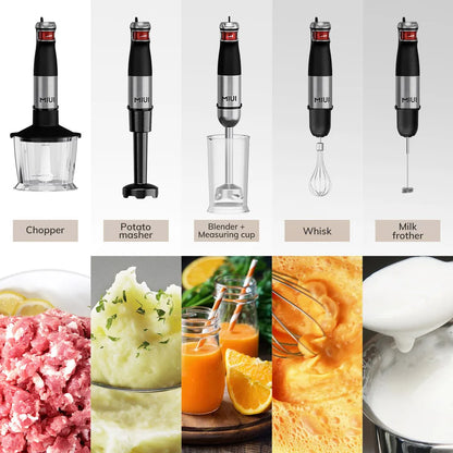 1200W 6-in-1 Electric Handheld Immersion Blender by HitMyNeed