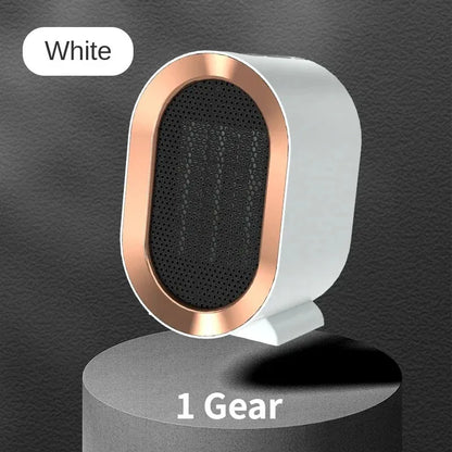 1200W Portable Desktop Electric Fan Heater white eu by HitMyNeed