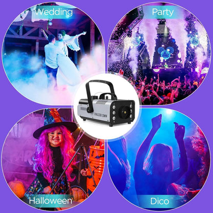 1200W RGB LED Fog Machine with Remote Control by HitMyNeed