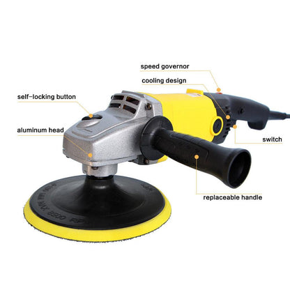 1200W Variable Speed Electric Car Polisher 180mm by HitMyNeed
