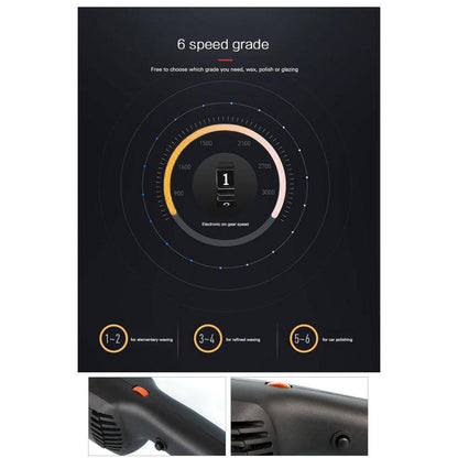 1200W Variable Speed Electric Car Polisher 180mm by HitMyNeed