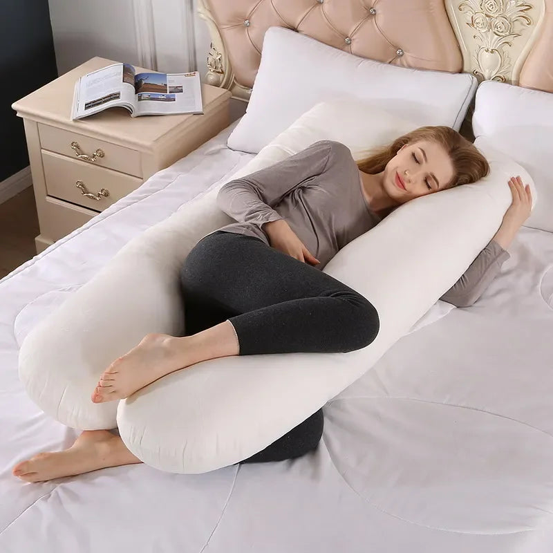 120x70cm Maternity Pregnancy Pillow with Nursing Support by HitMyNeed