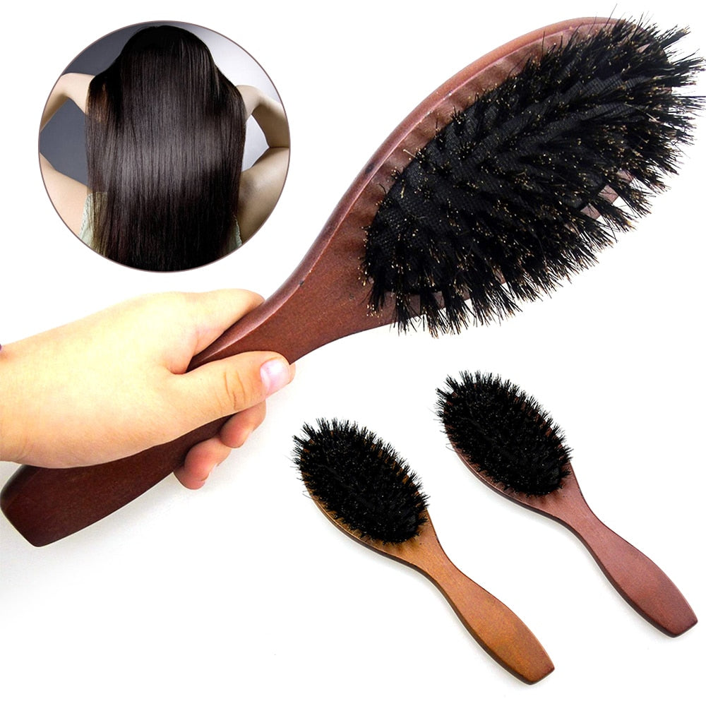 Anti Static Boar Bristle Hair Brush