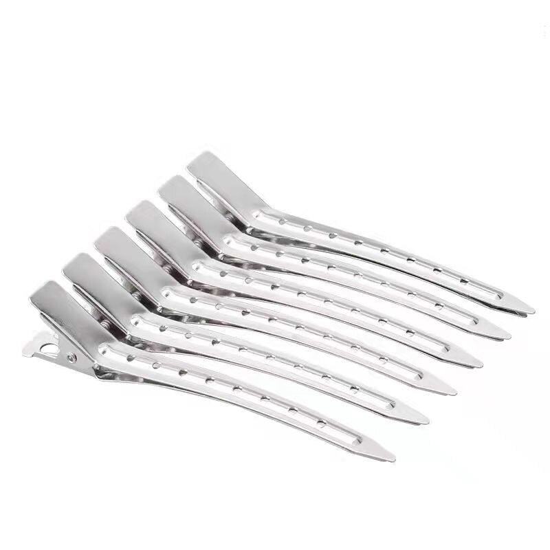Stainless Steel Hairdressing Sectioning Clips (10pcs)