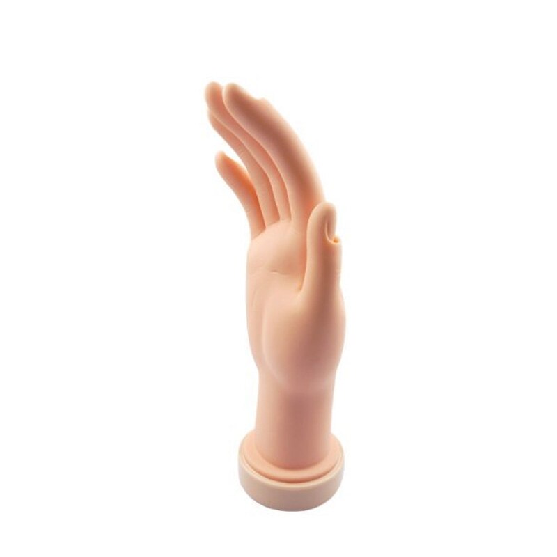 Silicone Mannequin Practice Hand for Nail Training
