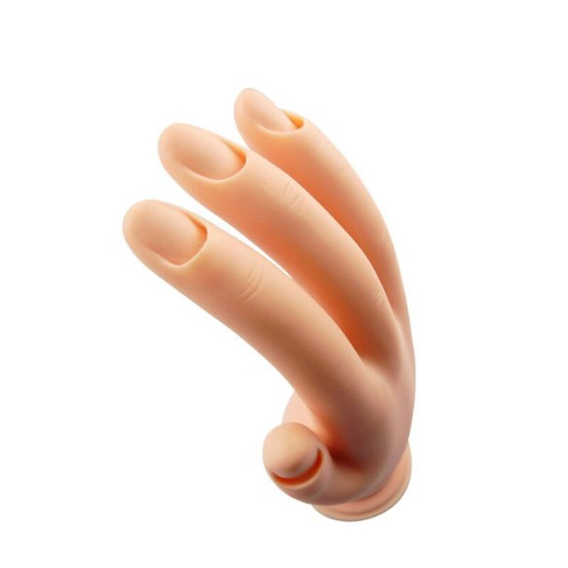 Silicone Mannequin Practice Hand for Nail Training