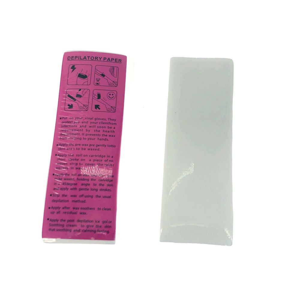 Disposable Wax Removal Strips 100 Pack