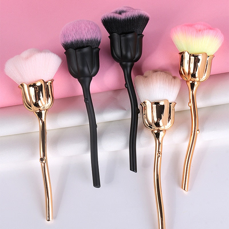 Flower Shaped Rose Makeup Brush
