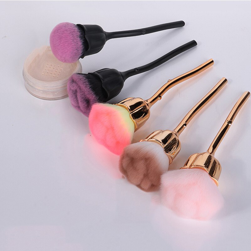 Flower Shaped Rose Makeup Brush