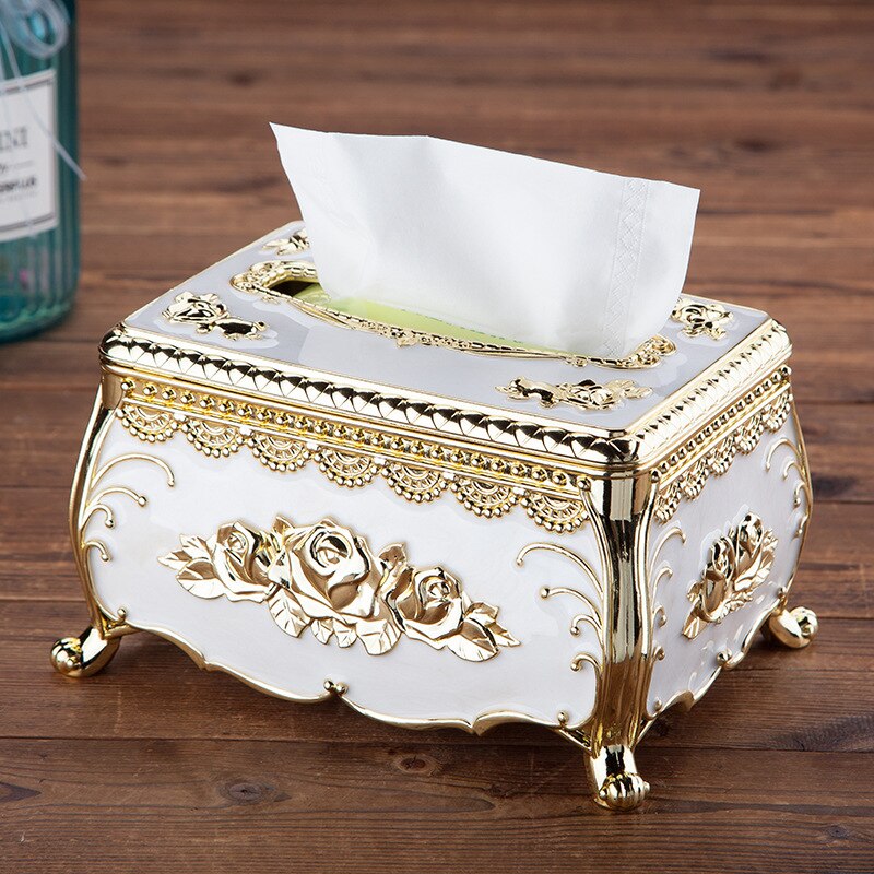 European Vintage Tissue Box Holder