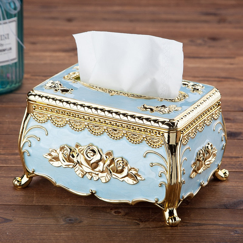 European Vintage Tissue Box Holder
